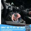 Nylon Universal Cable Tie Buckle for Car Quick One-Button Installation, Heavy Duty Self-Locking Zip Ties for Automotive Repairs Durable and Corrosion-Resistant, Car Parts and Home Maintenance