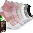 Diabetic Socks for Men,6 Pairs Ankle Mens Diabetic Socks,Diabetic Neuropathy Socks for Men Size 9-12/10-13/13-15. (Large, Light Brown a/White a/Beige a/Dark Brown a/Dark Grey a/Black a)