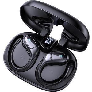 Wireless Earbuds,True Wireless Bluetooth 5.3 Earbuds,75H Playtime IPX7 Waterproof Headphones with LED Digital Display & CVC 8.0 Noise Cancelling Mic in-Ear Earphone for iPhone Android