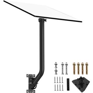 Antenna Mount, Adjustable 360 Degree for Better Signal, Burbifro Starlink Mounting Kit for Starlink Internet Kit Satellite, Compatible with Starlink Standard Gen 3 Dish