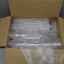 mwellewm 400 Pcs Dessert Cups with Lids and Spoons, 5 OZ Parfait Cups 3 OZ Plastic Desert Cups Clear Mini Shooter Cups for Party Reusable Small Appetizer Serving Fruit Cup Ice Cream Cake Pudding