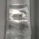 ANZNKU 100 PCS Resealable Mylar Bags with Frosted Clear Window Bags Packaging Bags Foil Pouch Zipper Bag for Jewelry Sample Candy Food (6.29x9.44, White)