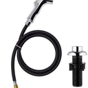 Kitchen Sink Sprayer Head Re.. with Hose and Holder Chrome