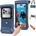 2026 Diving Snorkeling Phone Case for iPhone 17/16/15/14/13/12/11 Pro Max/XS/X Samsung Galaxy S26/S25/S24 Professional Scuba Dive Waterproof Underwater Photo Video Cover (5TH Gen, Blue-)