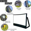 Portable 10FT/120IN Inflatable Projector Screen Outdoor Inflatable Movie Screen with Air Pump Suitable for Camping and Home Parties