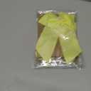 2 x WEBB DIRECT2U Girls Large 6" Grosgrain Knotted Hair Bow with Tails on Alligator Clip (Light Yellow)