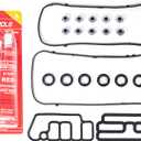 VS50773R for Honda Accord Odyssey Pilot Valve Cover Gasket&Gasket Maker 3oz &15815-R70-A01 VTEC Solenoid Spool Valve Gasket,Crosstour Ridgeline;Acura MDX RDX RL TL TSX ZDX 3.5 3.7 12030RJA000 VS50559