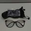 Gaoye Blue Light Blocking Glasses - Trending Round TR90 Frames, Metal Arms, UV400 Protection - Matching Soft Case