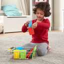 Melissa & Doug Wash and Dry Dish Set - 24 Pieces Kids Play Dishes, Play Kitchen Accessories, Toy Dishes for Kids Kitchen Ages 3+