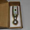 Gooseneck Hitch Ball 2-5/16", High Rise Gooseneck Ball, Chrome-Plated Finish, 30,000 lbs Trailer Hitches Hi-Rise Ball for B&W Trailer Hitches GNXA2050