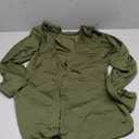 Women's Long Sleeve One Piece Bodycon Short Pants Jumpsuits Rompers High Neck Sexy Bodysuits (Large, Army Green)