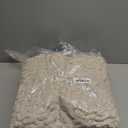 Chunky Knit Blanket Throw - 100% Hand Knitted Chunky Soft Throw Blanket for Couch, Thick and Warm for Winter, Linen, 40x50 Inches