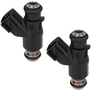 JDMON Fuel Injector 6 Holes Compatible with Harley Davidson Blackline Breakout Cross Bones Rocker C Softail Custom Dyna Fat Bob Dyna Street Bob Softail Night Train 2007-2017 Replacement for 27709-06A