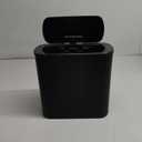 Cesun Automatic Motion Sensor Black Bathroom Trash Can with Lid, 2.6 Gallon Touchless Trash Bin, Smart Plastic Slim Garbage Can Small Wastebasket for Toilet, Office, rv, Bedroom, Living Room