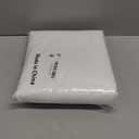 GFCC 8FTX10FT White Backdrop Background for Photography Photo Booth Backdrop for Photoshoot Background Screen Video Recording Parties Curtain