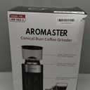 Burr Coffee Grinder,25 Grind Settings,Premium Black (Household)