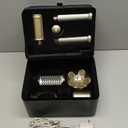 8-in-1 Professional Hot Air Styler & Hair Dryer Brush, Powerful Multi-Styler with Auto-Wrap Curler with Storage Case, Fast Drying Curling Straightening Volumizing Without Heat Damage(Gold)