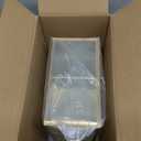 Glass Tea Bag Organizer with 8 Compartments, Handmade Large Tea Bag Storage Box for Counter Kitchen, Tea Bag Holder,Tea Storage Containers with Lid,Tea Accessories Gifts for Tea Drinkers,Gold