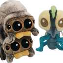 Spider Plush 6.9 inch Jumping Spider Stuffed Animal Plush Toy Soft Cute Spider Plushie Gift for Kids (3pcs)