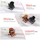 6 Pieces Hair Claw Clips, Morhom 1.3 Inch Jaw Clips for Thick or Medium Hair