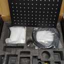 12 Inches Ceiling Mount Shower Faucets Sets Complete Shower System LED Rainfall Shower Head System Rough-in Valve Body and Trim Included Matte Black…