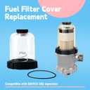 572.90310K Fuel Filter Cover Compatible with DAVCO 382 Fuel Water Separators, Replace 21720164 DVC13010DAV