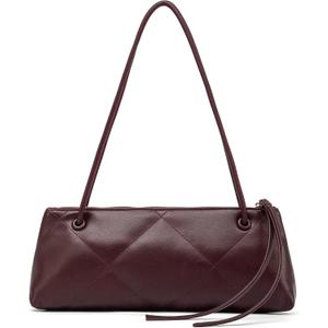 NEWBELLA Women's PU Leather Clutch Purse - Convertible Top Handle Shoulder Bag for Work Evening
