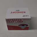 Amazon.com : KOHEOPT 250W R40 Infrared Heat Lamp Bulb for Chicken Brooder, Pets, Reptiles, Bathroom & Sauna, E26 120V, 2000Hrs Red Light Therapy, 1-Pack : Pet Supplies