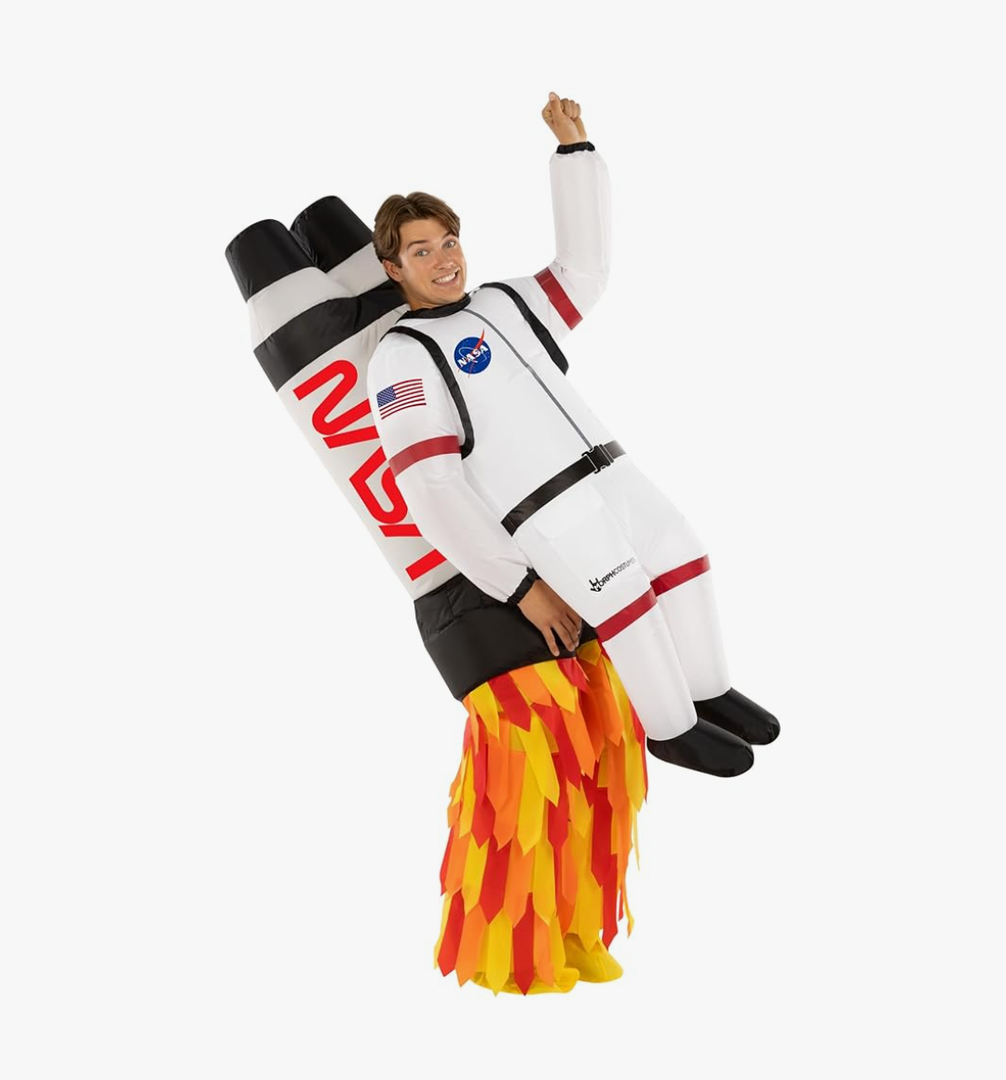 Morph Jet Pack Inflatable Costume Adult, Inflatable Jetpack Costume For Adult, Halloween Costumes For Adults
