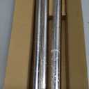 Shower Curtain Rod 34-66 Inches Never Rust 304 Stainless Steel Tension Curtain Rod Adjustable Shower Rod Spring Tension Non-Slip No Drilling Shower Rods for Bathroom Window