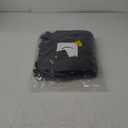 EASYA Large Insulated Lunch Bag for Work, Women's Nylon Thermal Lunch Box, Leakproof Cooler Tote Bag with Storage Pocket (Black) (Newly upgraded Noir Black)