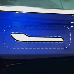 [4pcs in 1set] Skoko Tesla Model Y (Including Juniper) / Model 3 Highland Door Handle & Around Scratch Guard PPF Film, Transparent, Sticker, Wrap, Made in Korea