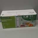 Vacuum Sealer for Food, Handheld Saver Compact Vacuum Sealer Machine with 30 Reusable Bags for 10X Preservation & Fresh (White)