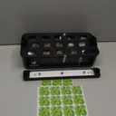 Hopegarden Indoor Garden Hydroponics Growing System: 15 Pods Plant Germination Kit Herb Vegetable Growth Lamp Countertop with LED Grow Light - Hydrophonic Planter Grower Harvest Lettuce (Black)