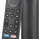 Replacement Voice Remote Fit for All Firestick-Series Smart TVs Cube/Stick(2nd/3rd Gen)/Stick Lite, TV Stick 4K/4K Max(1st/2nd Gen), Smart TV 3rd Gen and Fit for TCL, Insignia-Toshiba-Pioneer-Smart TV