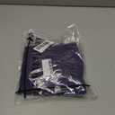 LucMatton Men's Oxford Short Sleeve Button Down Dress Shirt, Purple (S)