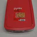 Pyrex Easy Grab 3-Quart Oblong Baking Dish, Red Lid, 9" x 13"