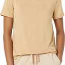 Amazon Essentials Women's Short-Sleeve Scoopneck Tunic, Pack of 2 (XS)