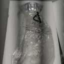 Christmas Acrylic Statue, Light up LED Angel Snow Globe Lamp with Violin Figurine, Battery Operated Home Table Deck Decor Ornament, Gifts for Mom Girl Angel Lovers 12"