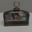 Christmas Snow Globe Christmas Decorations Gifts Santa Claus Snowman Church Gnome House Bear Deer Tree USB/Battery Timer Music Glitter Snowfall Lantern