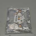 1 Pack 3 Puppy Blankets Super Soft Warm Sleep Mat Grey Cute Print Fluffy Fleece Pet Flannel Throw Dog Blankets for Small Dogs Cats,Star&Bone&Love-Medium(29"x20")