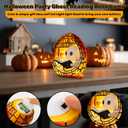 Halloween Ghost Reading Book Lamp Halloween Ghost Night Light with Flickering Effect, Halloween Lights Indoor Ghost Decor