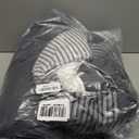 Litanika Full Size Comforter Sets Black White Grey - 3 Pieces Lightweight Bedding Set, All Season Down Alternative Comforter (1 Comforter, 2 Pillowcases)