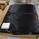 ZONEMEL Portable Infrared Sauna, 1 Person at Home Full Body Sauna, Individual Home Spa Tent with Heating Foot Pad, Upgraded Sauna Chair (L 27.6 x W 31.5 x H 37.8, Black)