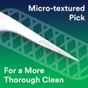 DenTek Advanced Clean Floss Picks with No Break & No Shred Dental Floss, Plaque Remover, 150 Count, Pack of 6