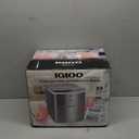 Igloo Electric Countertop Ice Maker Machine - Automatic and Portable - 33 Pounds in 24 Hours - Icecube Maker - Plastic Scoop and Basket - Ideal for Iced Coffee and Cocktails - Stainless Steel