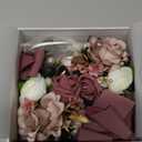 Ling's moment 2pcs Prom Wrist/Shoulder Corsage Artificial Flower, Girl/Mother Homecoming/Wedding Corsage Wristlet Décor, etc. Dusty Rose Ranunculus