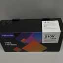 210X Black Toner Cartridge 2 Pack High Yield (with Chip) Compatible Replacement for HP 210X 210A for Color LaserJet Pro MFP 4301fdw 4301fdn Pro 4201dw 4201dn Series Printer Ink W2100X W2100A