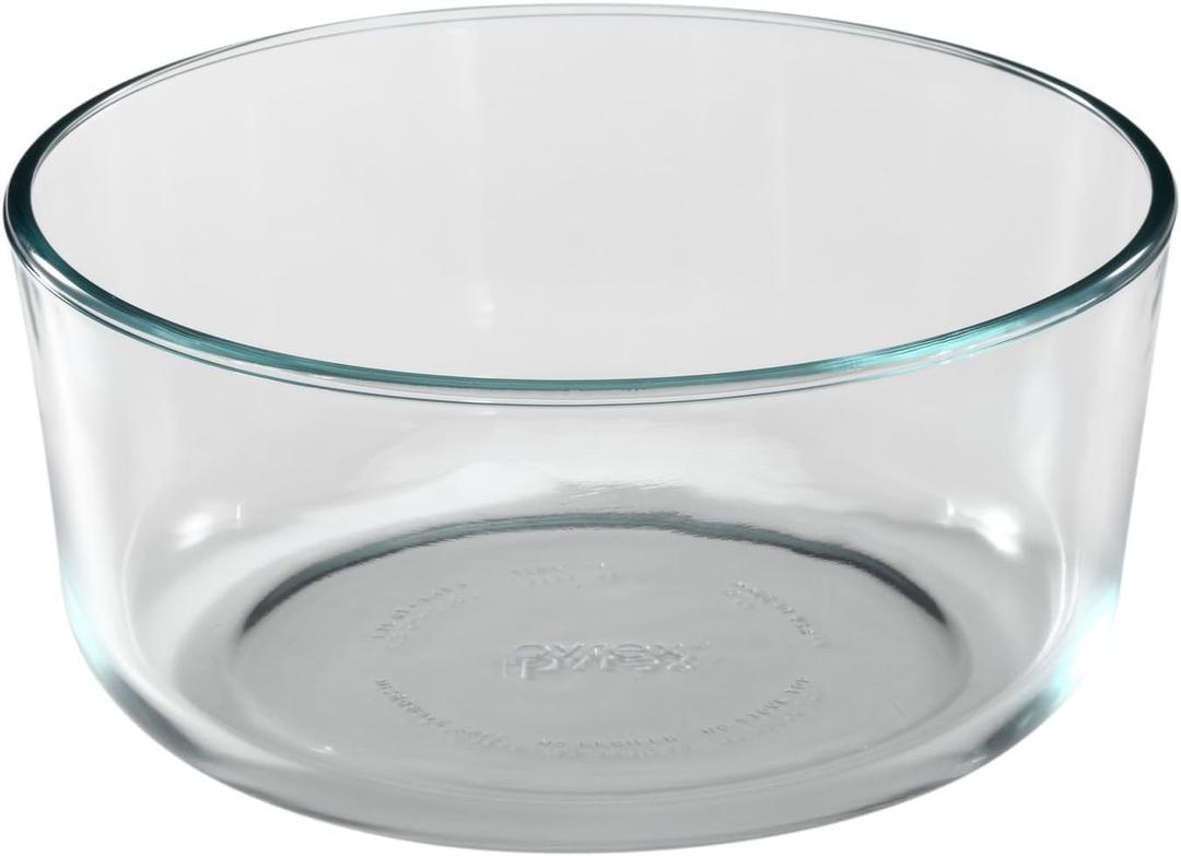 Blue Pyrex Glass Food Storage Container, 7C