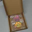 4pcs Taba Squishy Paw, Cute Cat Paw Squishy Squeeze Toys, 2.75in Glitter Fruit Cat Paw Squishy Sensory Fidget Stress Relief Toys for Party Favors